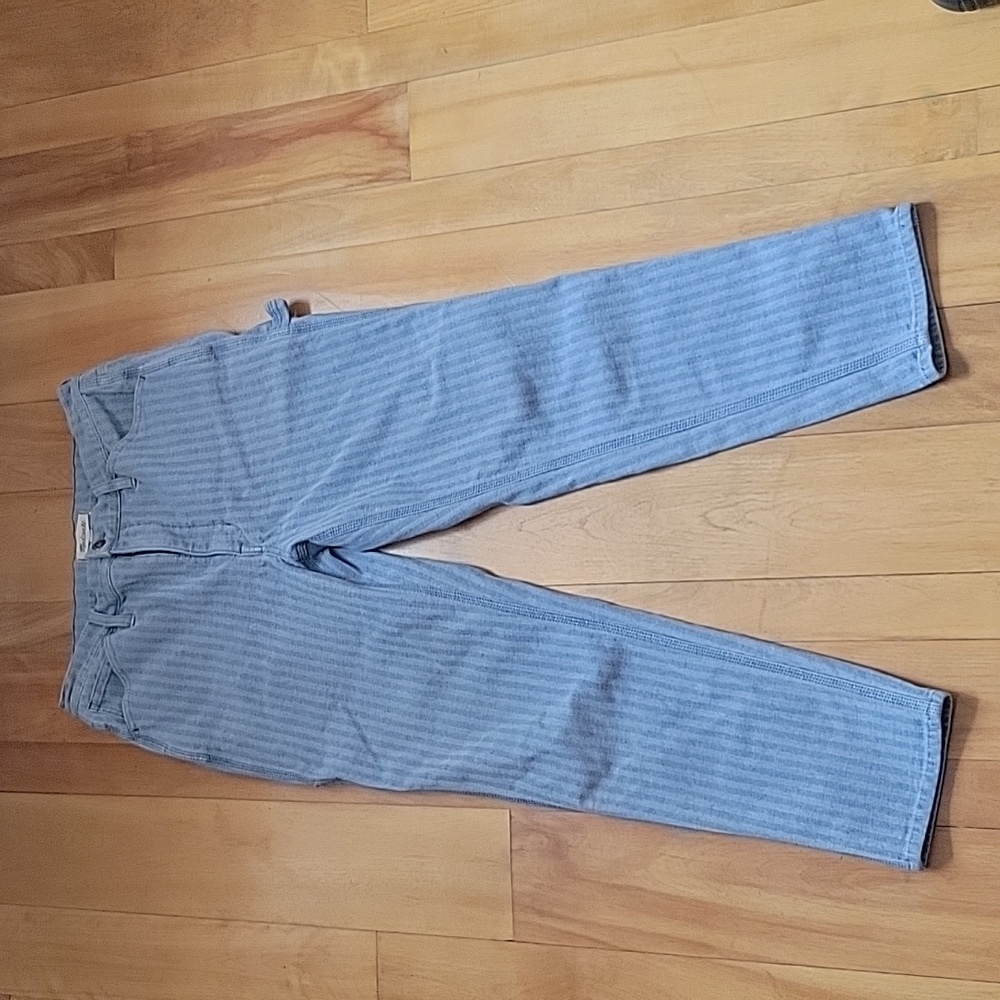 Madewell striped painter style work jeans size 29